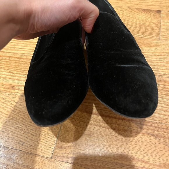 M. Gemi Black Velvet Parma Flats 36 - Picture 7 of 7